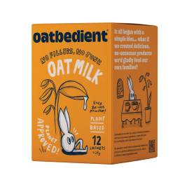 Sữa yến mạch Oat Milk Plant Based hiệu Oatbedient (12x28g)