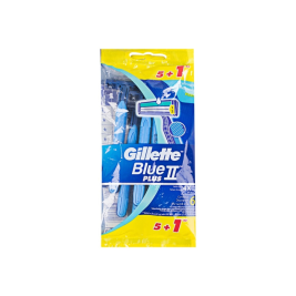 Gillette Dao Cạo Blue II Plus 5+1 (6 cái)
