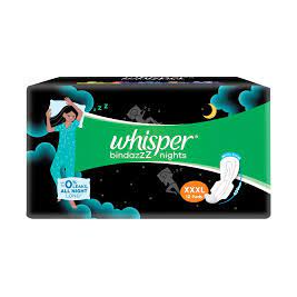 Whisper Sanitary Pads Wings 10pcs