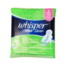 Whisper Sanitary Pads Ultra Regular Flow Wings (10pcs)
