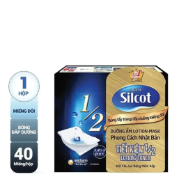 BÔNG TRANG ĐIỂM SILCOT MIẾNG ĐÔI 40 MIẾNG