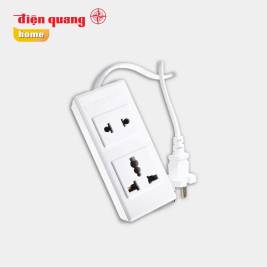 Dien Quang Socket 2 ways 2m wire