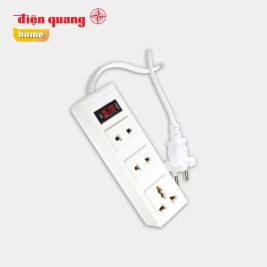 Dien Quang Socket 3 ways 2m wire