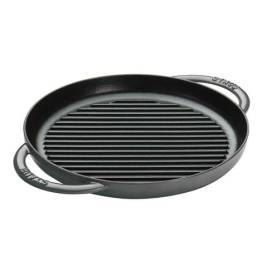 Chảo gang nướng tròn xám Staub 26cm
