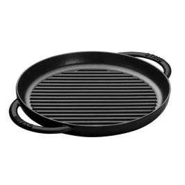 Chảo gang nướng tròn đen Staub 26cm