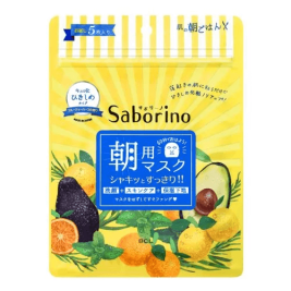 Saborino Mặt Nạ D.Ẩm B.Sáng H.Trái Cây (5 miếng)