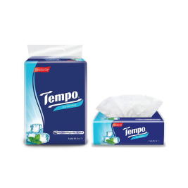 KHĂN GIẤY TEMPO SOFT PACK ICYMENTHOL (90 TỜ)