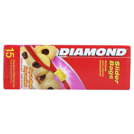 Diamond Slider Bags - Medium (15pcs)
