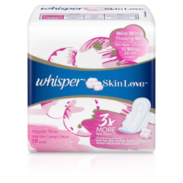 BVS MỀM MỎNG BAN ĐÊM WHISPERS 18M