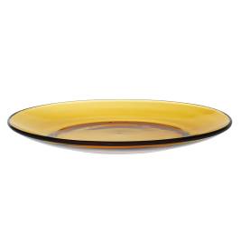 DĨA LYS HỔ PHÁCH AMBER 19CM