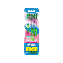 BÀN CHẢI ĐÁNH TRĂNG ORAL-B ULTRATHIN TRÀ XANH (3 CÁI)