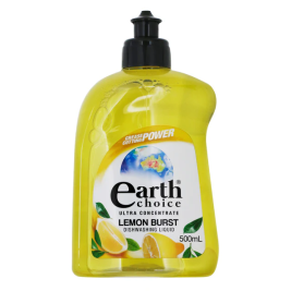 Nước Rửa Chén Đậm Đặc Hương Chanh Earth Choice (500ml)