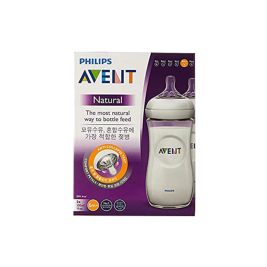 Bình sữa bằng nhựa không có BPA 330ml - đôi