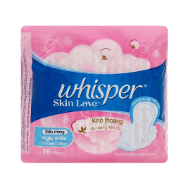 Whisper BVS Skin Love Ngày Nhiều 28cm (16 cái)