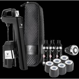 Van chiết rượu Timeless Six đen Coravin