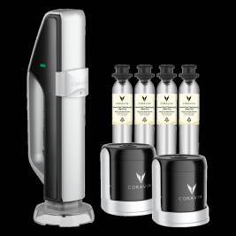 Van chiết rượu vang sủi màu đen Coravin