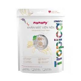 Mamamy Khăn Mặt Viên Nén Tropical 240x300mm (25v)