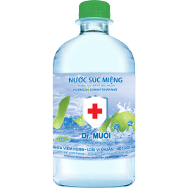 Dr.Muối Nước Súc Miệng Hương Vỏ Chanh (500ml)