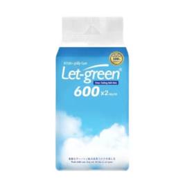 Letgreen Khăn giấy lụa dạng treo tường rút kéo 600 tờ