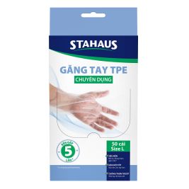 Găng Tay TPE Stahaus - Size L (50 cái)
