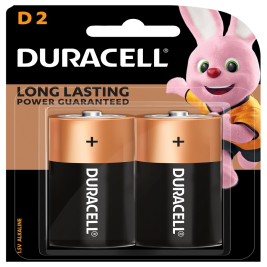 Duracell Coppertop Alkaline D2