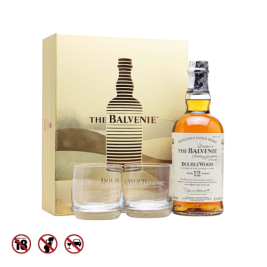 Hộp quà The Balvenie 12Yrs Doublewood 2025 (700ml) + Ly