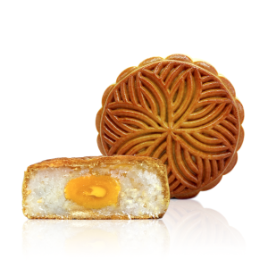 Golden Coconut Almonds 1 Yolk Mooncake (180g)