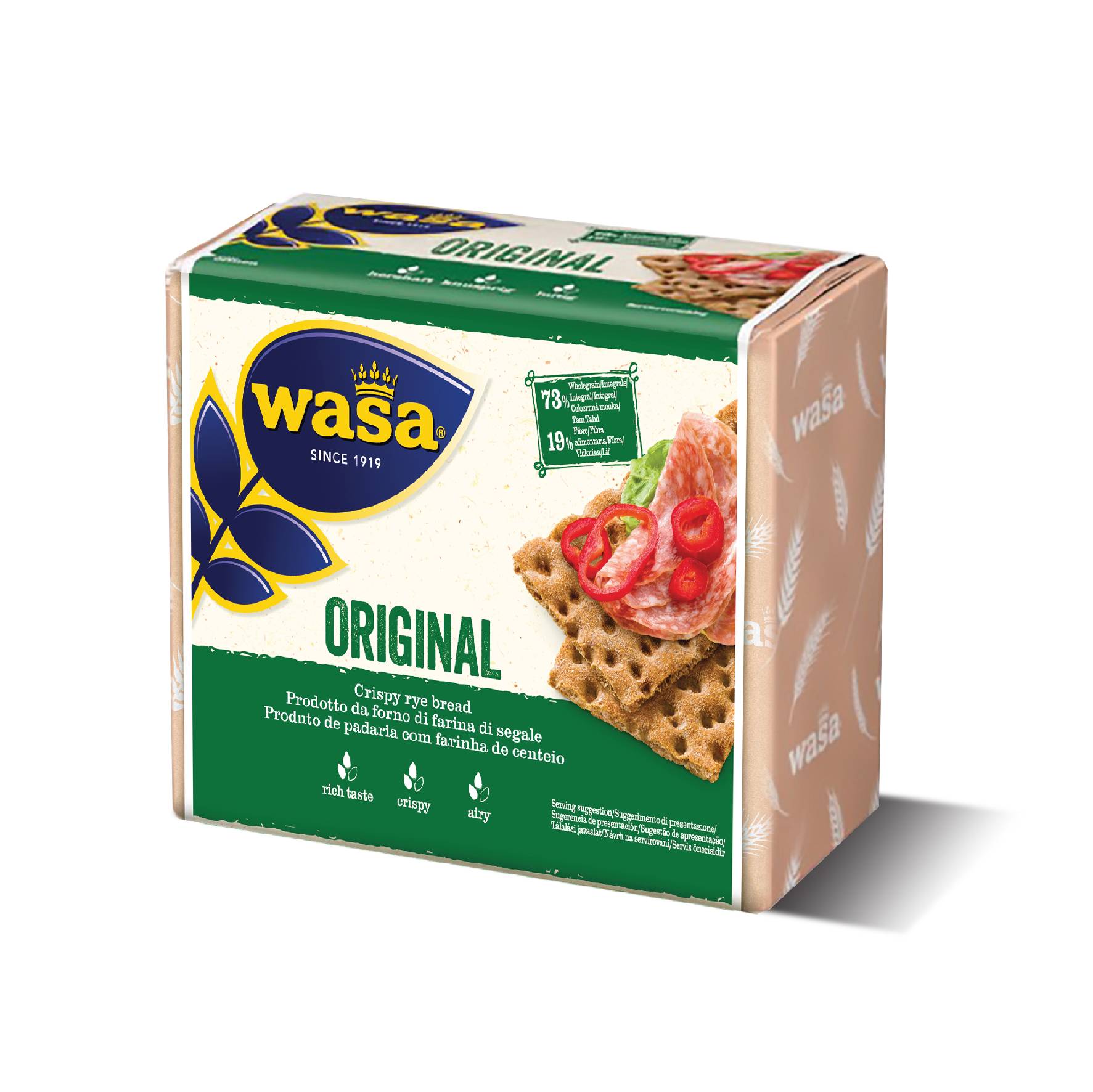 Bánh mì lúa mạch Wasa truyền thống (275g)