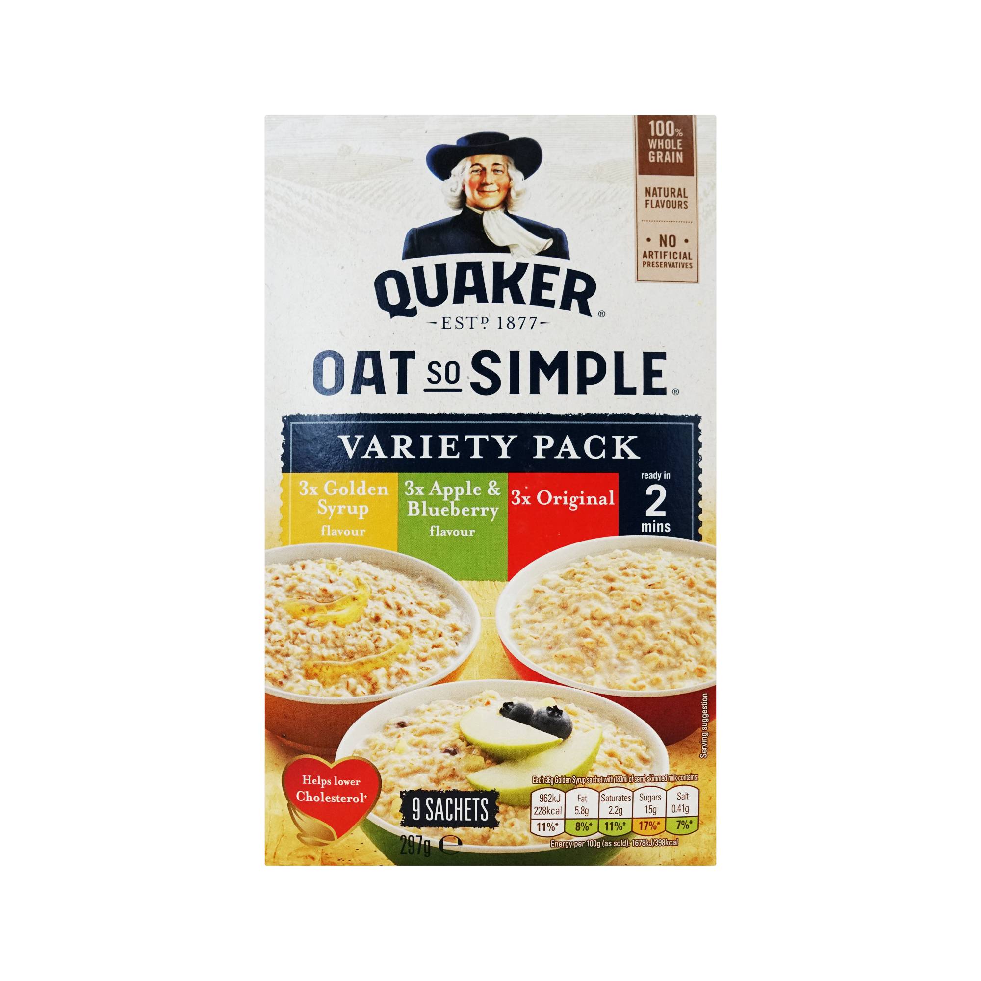 Quaker Bột Ngũ Cốc Yến Mạch (9X33G)