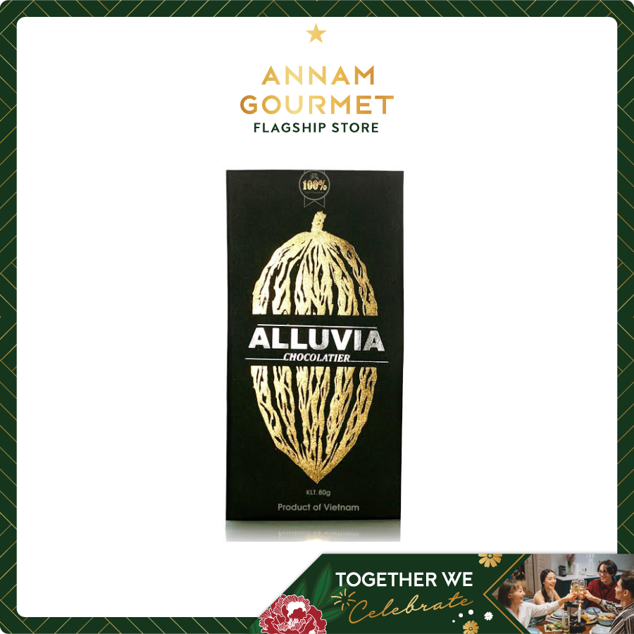 Socola Alluvia 100% Không Đường 80G
