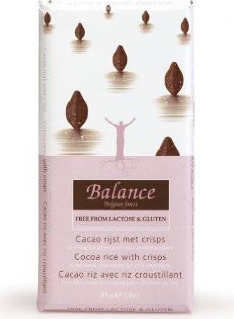 Balance Thanh Socola Gạo Giòn Không Đường (85g)