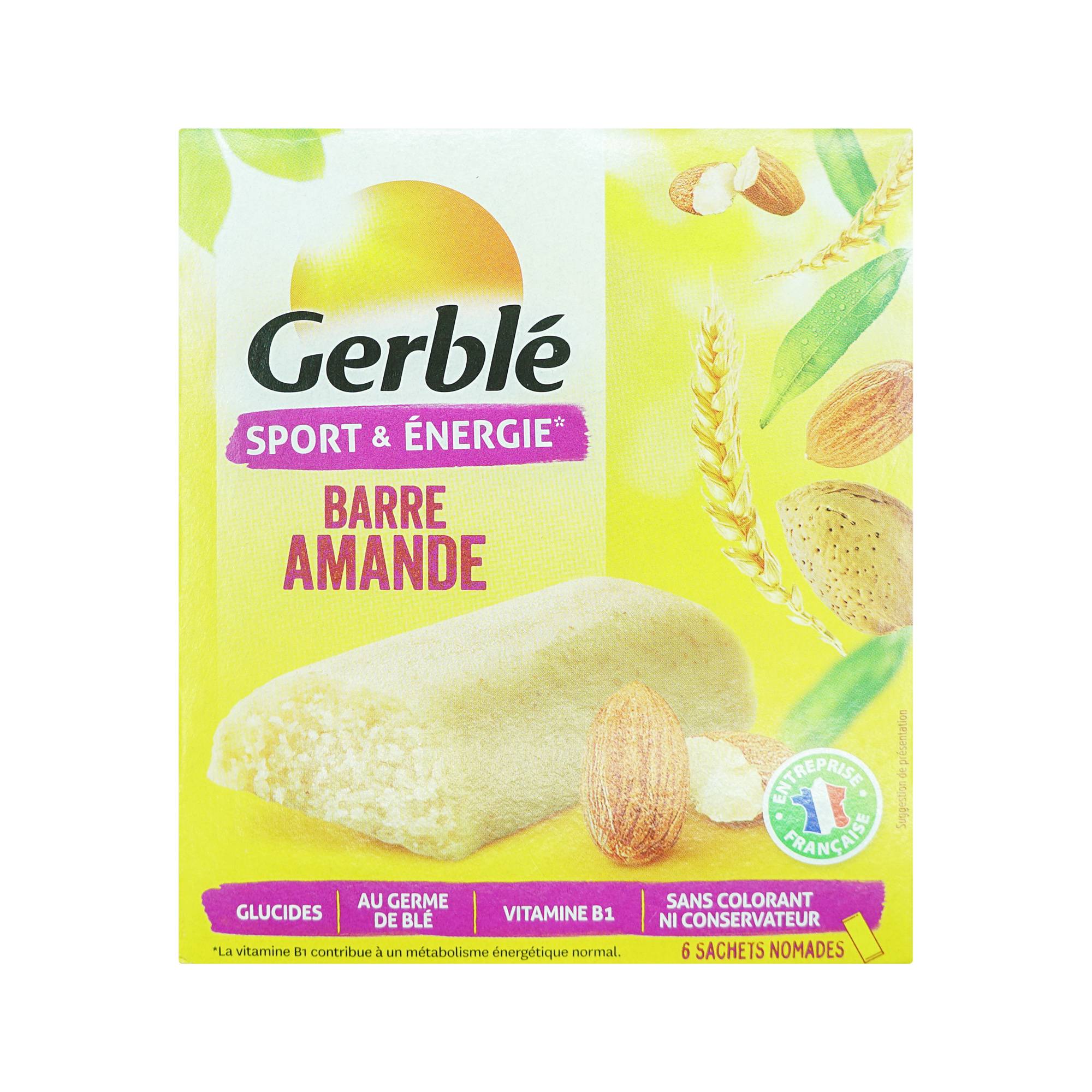 Gerble Thanh Hạnh Nhân Tăng Lực (6x25g)