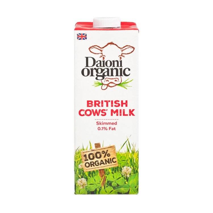 Sữa tươi hữu cơ tách béo Daioni (1L)