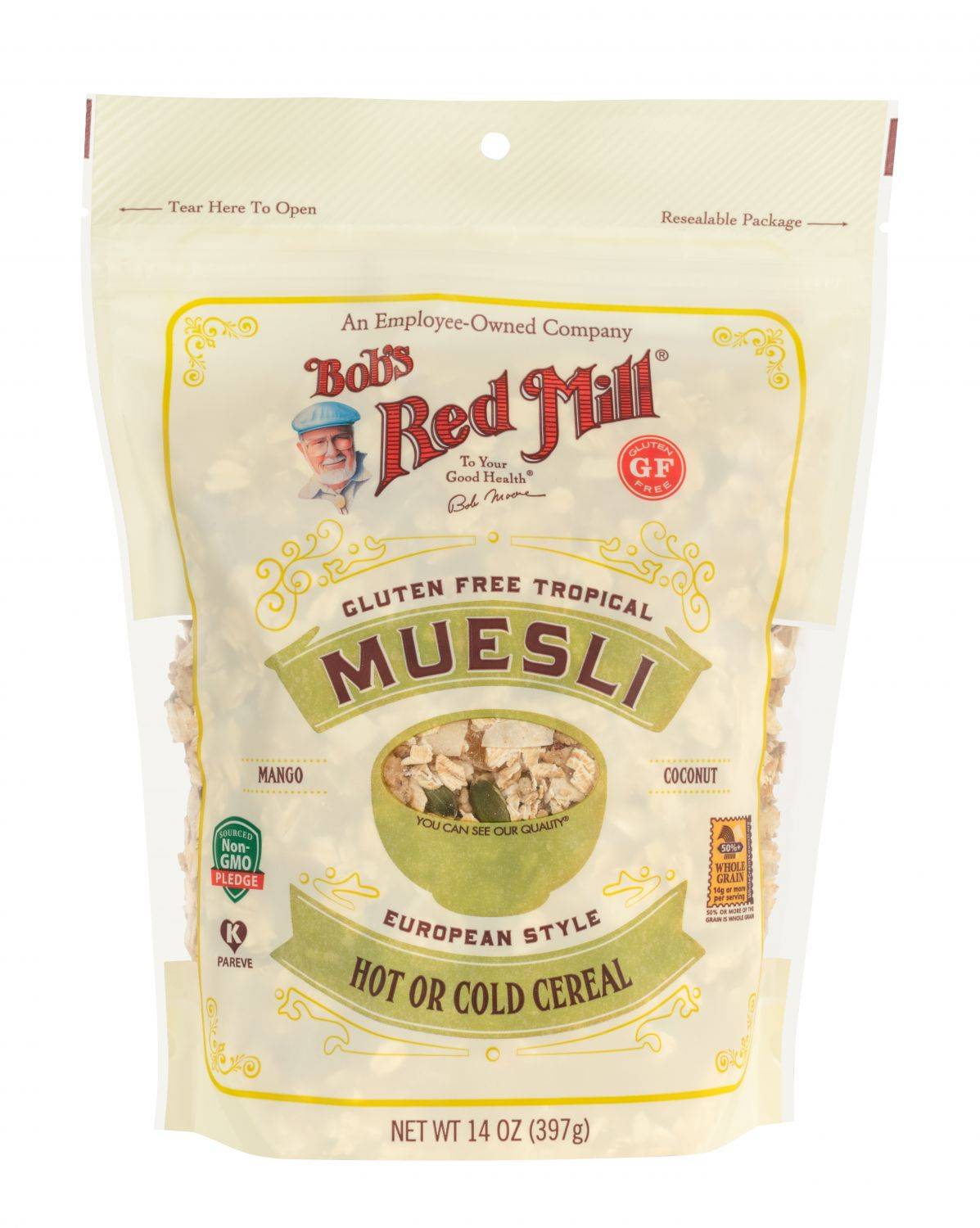 BRM NgũCốc Muesli Nhiệt Đới Không Gluten (397g)