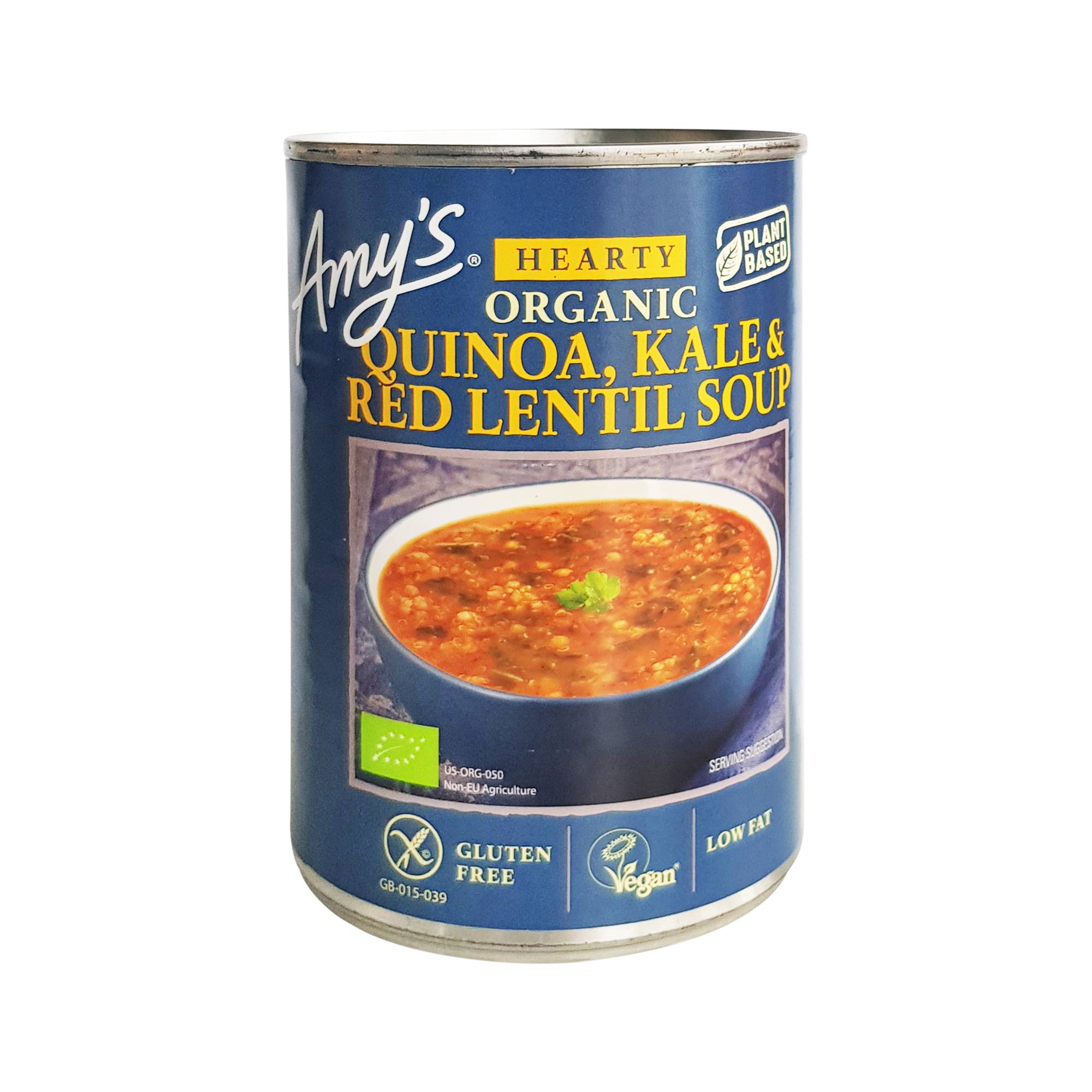 Súp Quinoa, Cải Xoăn & Đậu Lăng Đỏ Amy's (408g)