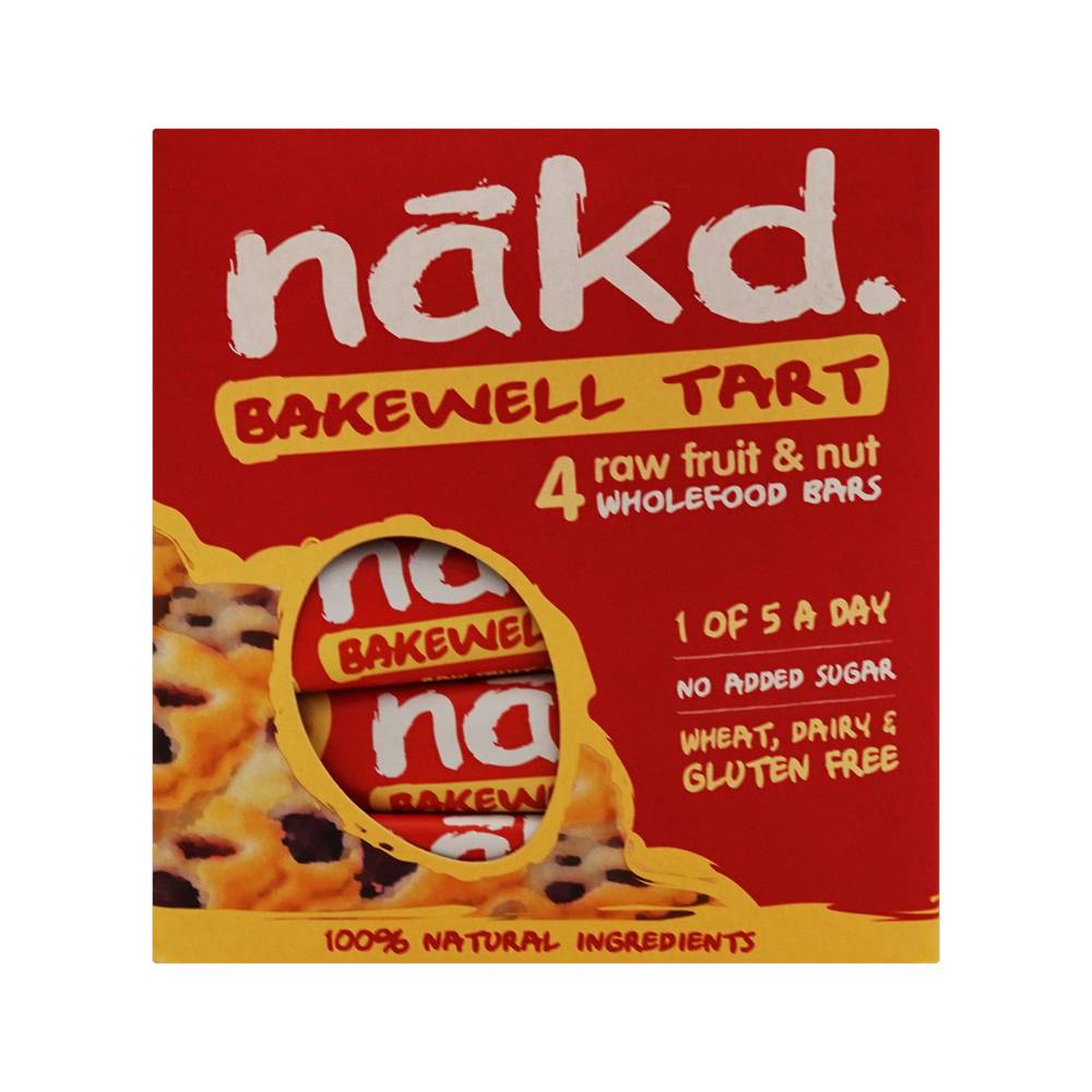 Nakd Bánh Thanh Trái Cây Khô & Hạt (4x35g)