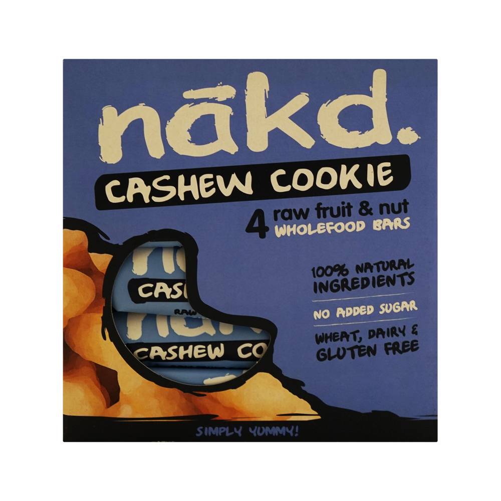 Nakd Bánh Thanh Trái Cây Khô & Hạt Điều (4x35g)