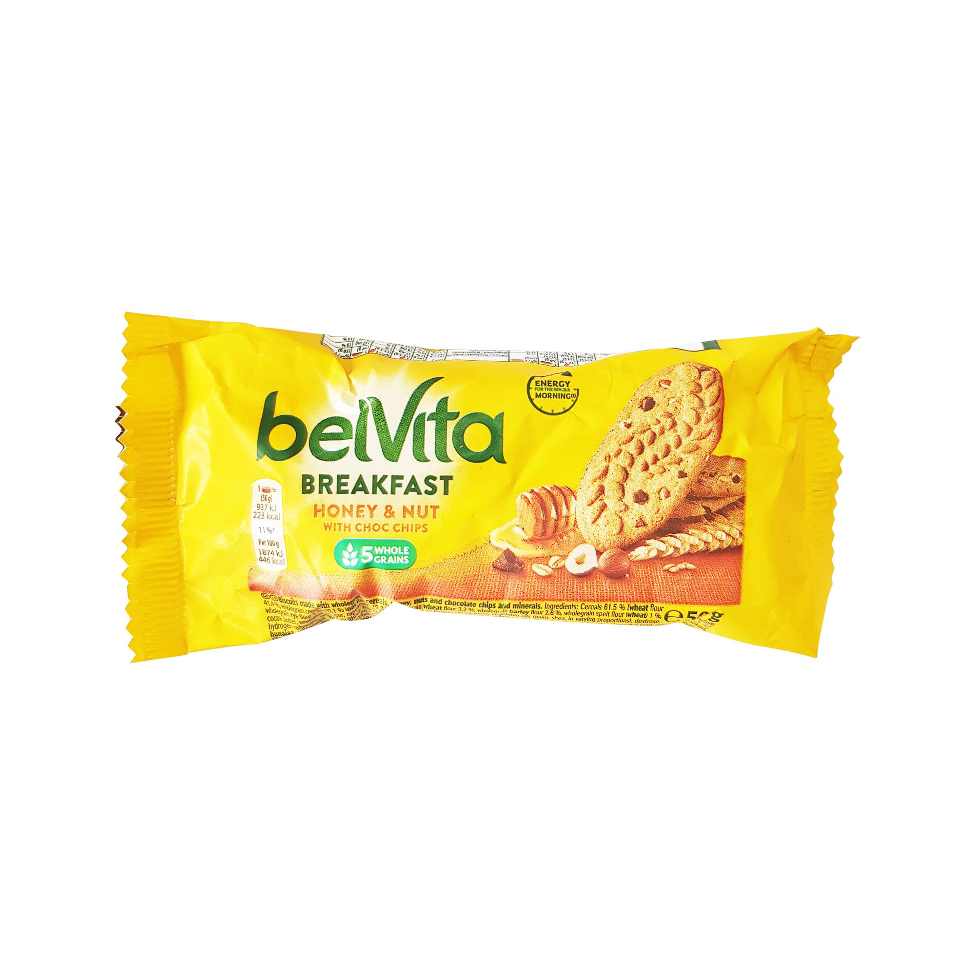 Belvita Bánh Ngũ Cốc Ăn Sáng MậtOng & Hạt (50g)