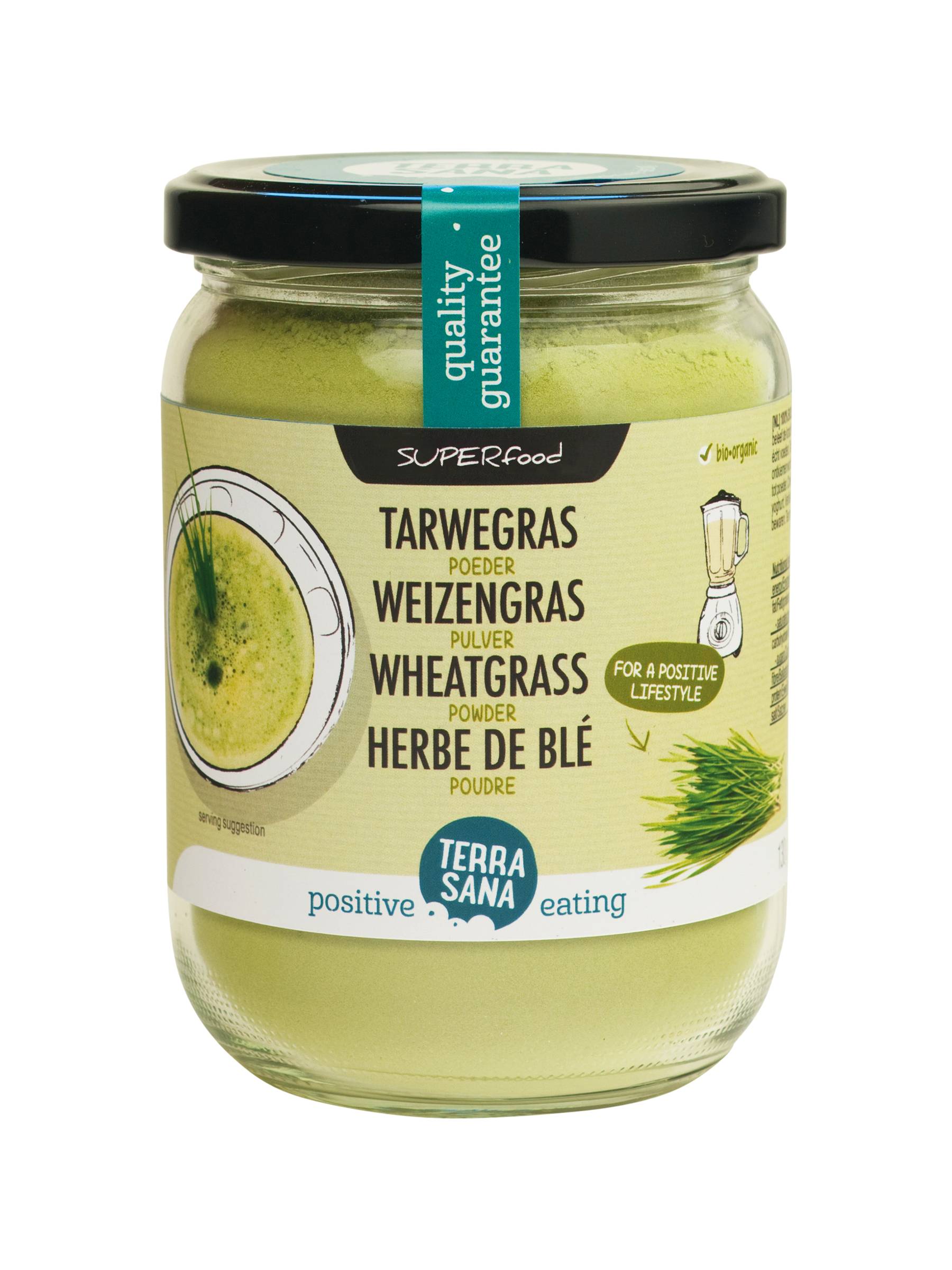 TerraSana SuperFood Wheatgrass Powder (130g)