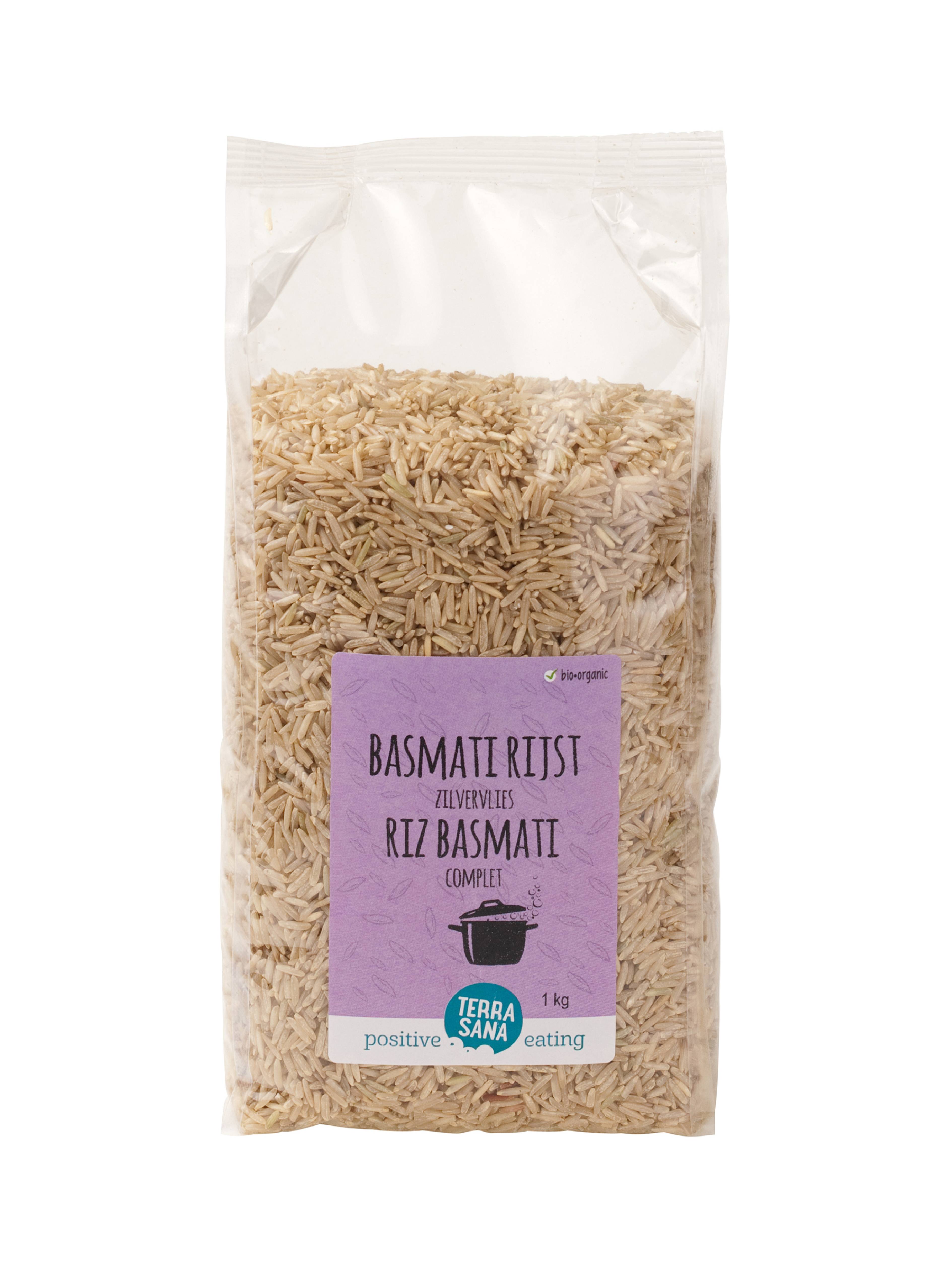 Gạo Nâu Basmati Hữu Cơ Hiệu Terrasana (1Kg)