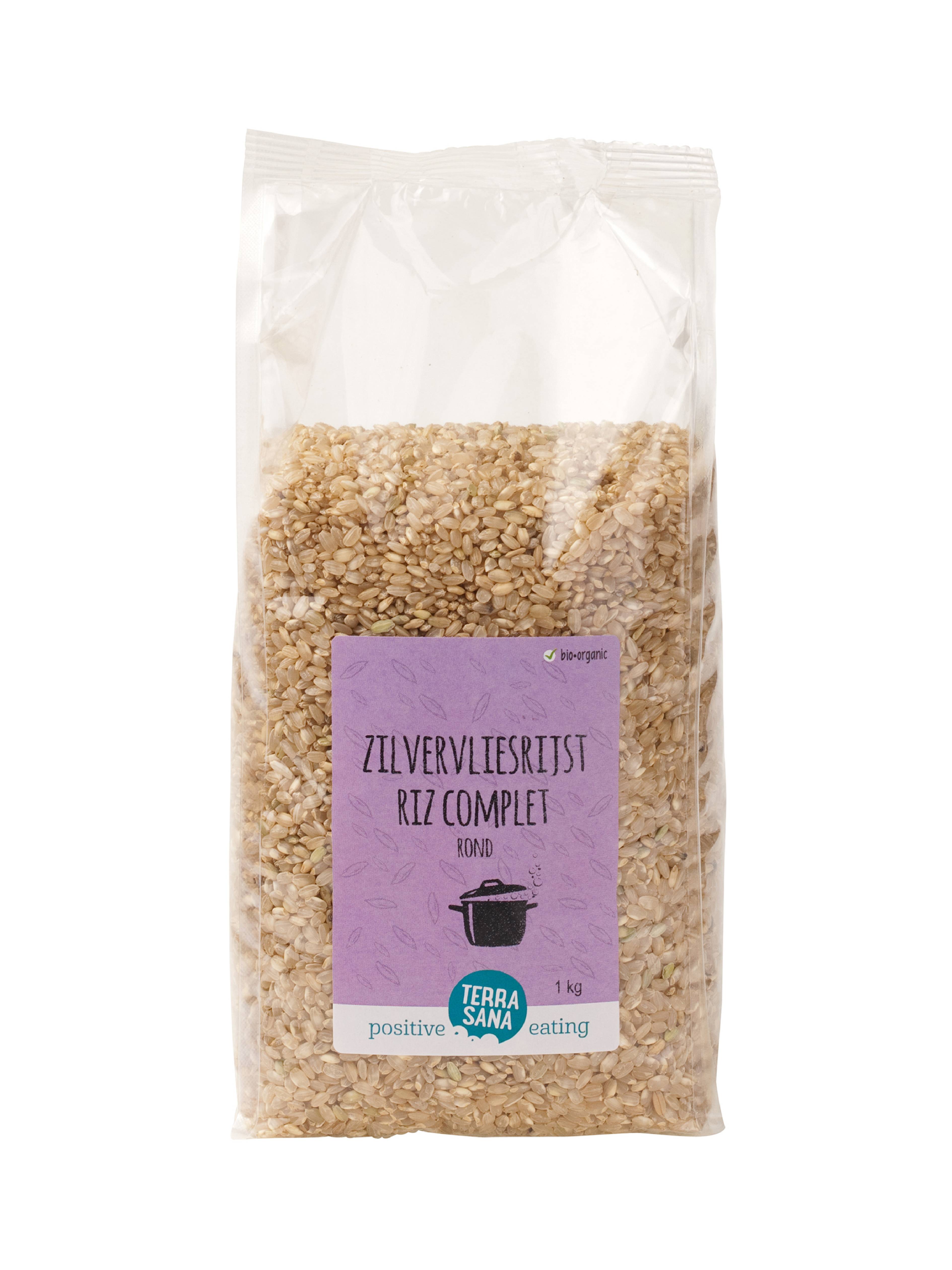 Gạo Hạt Tròn Nguyên Cám Hiệu Terrasana (1Kg)