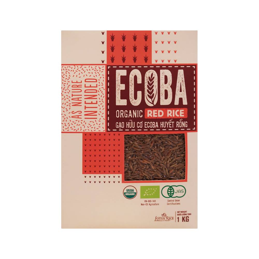 Gạo Hữu Cơ Huyết Rồng Hoa Sen (1Kg)