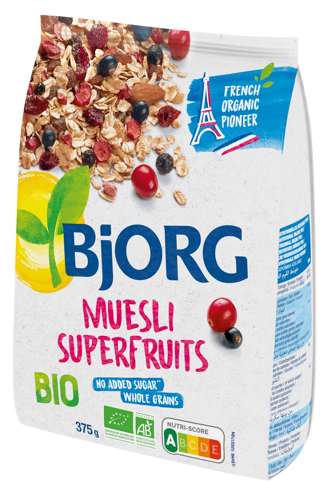 Bjorg Ngũ Cốc Trái Cây (375g)