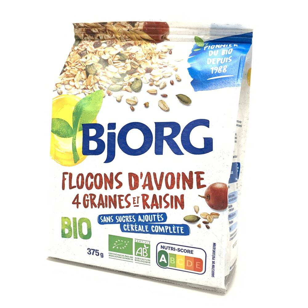 Bjorg Ngũ Cốc Hạt & Nho Khô (375g)