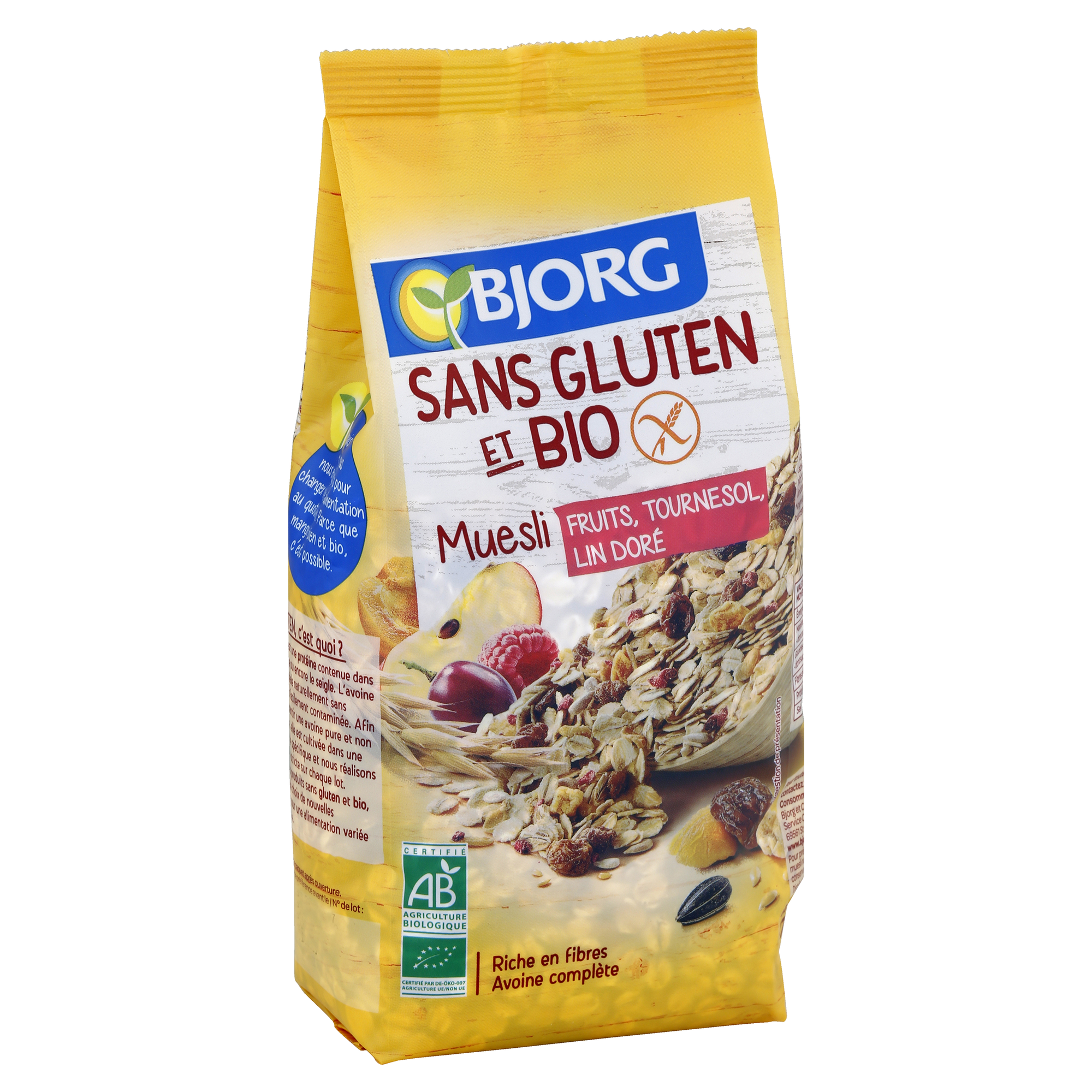 Bjorg Hạt Hướngdương Hạt Lanh & Trái Cây (375G)