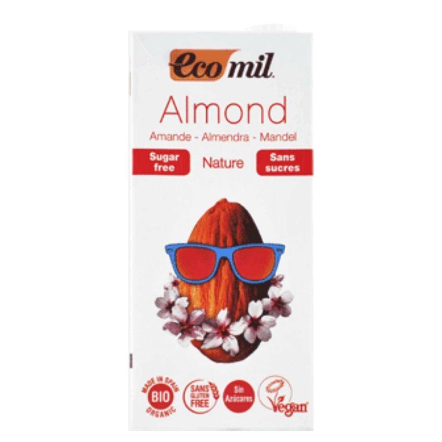 Ecomil Sữa Hạnh Nhân Không Đường Hữu Cơ (1L)
