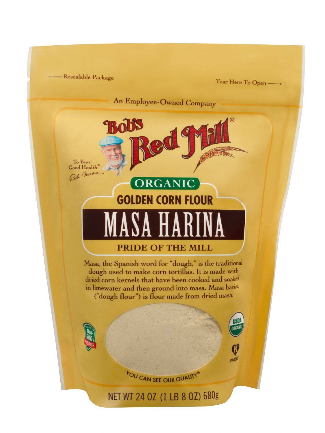 Bột Ngô Hữu Cơ Masa Harina BRM (680g)