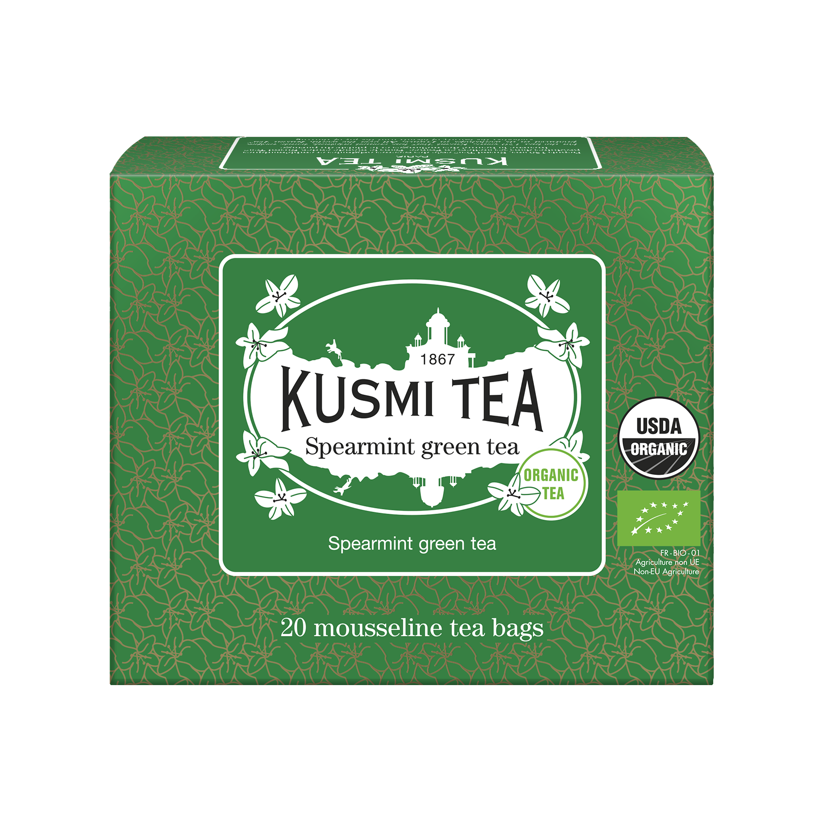 Kusmitea Trà Xanh Bạc Hà Hữu Cơ (20X2G)