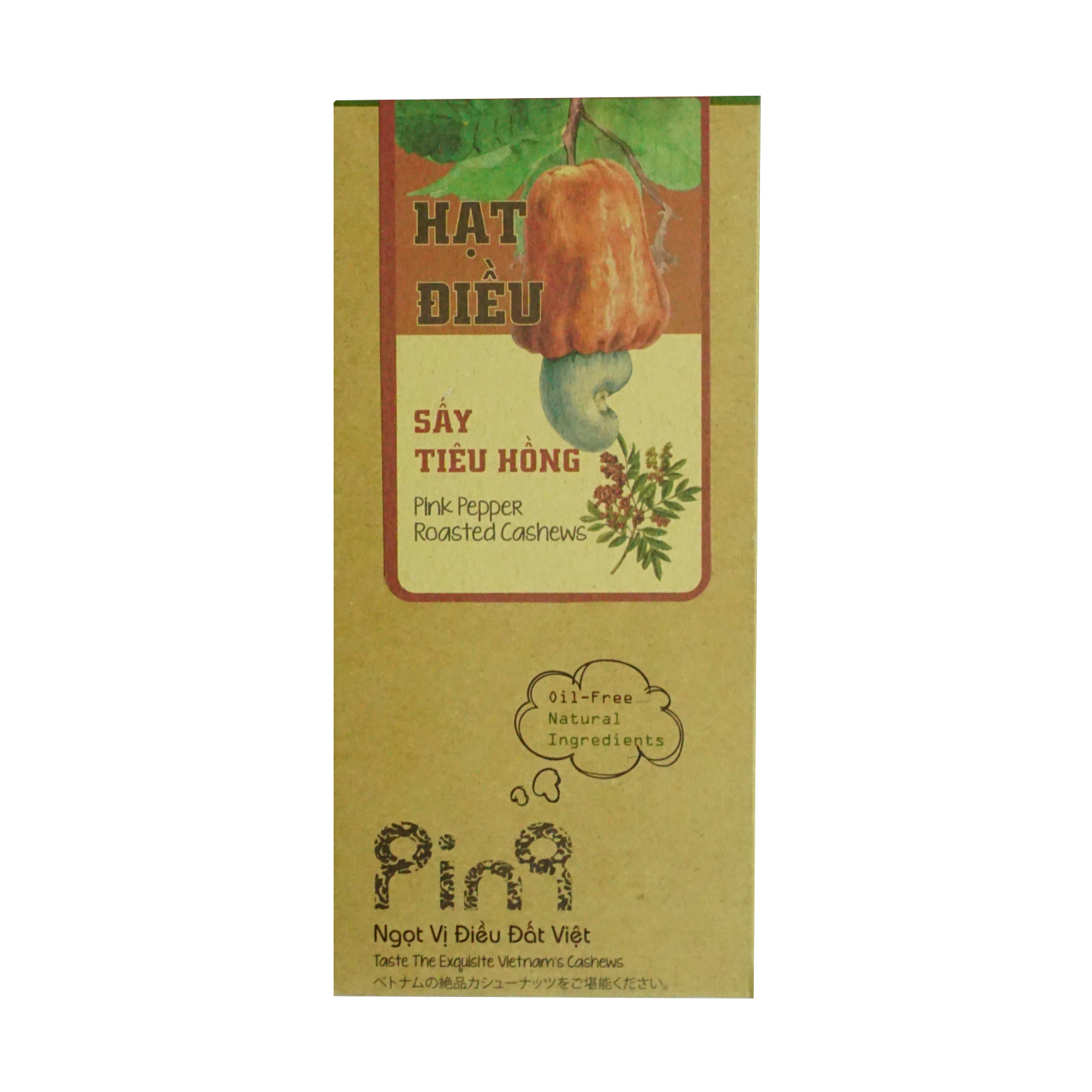 Điều Sấy Tiêu Hồng Nam Xanh (50G)