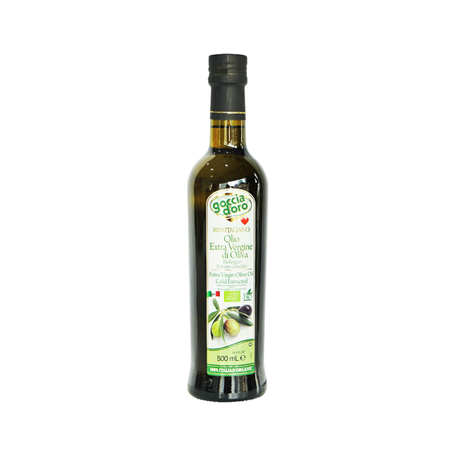 D'Oro Dầu oliu ngchất Organic Goccia (500ml)